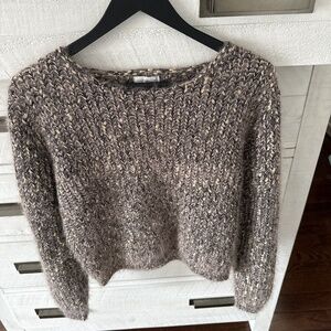 Gentle fawn black and gold sweater